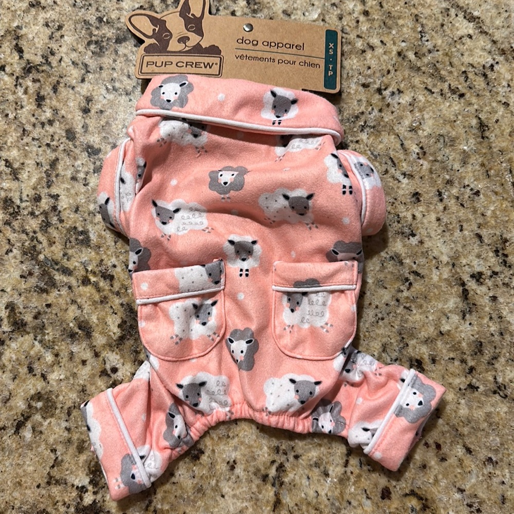 Xs dog pajamas